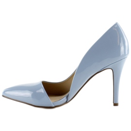 Tacchi asimmetrici pastello C26P Blu 2