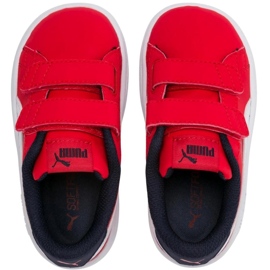Puma Smash v2 Buck V Ps High Risk R Scarpe da bambino rosse 365183 07 rosso 1
