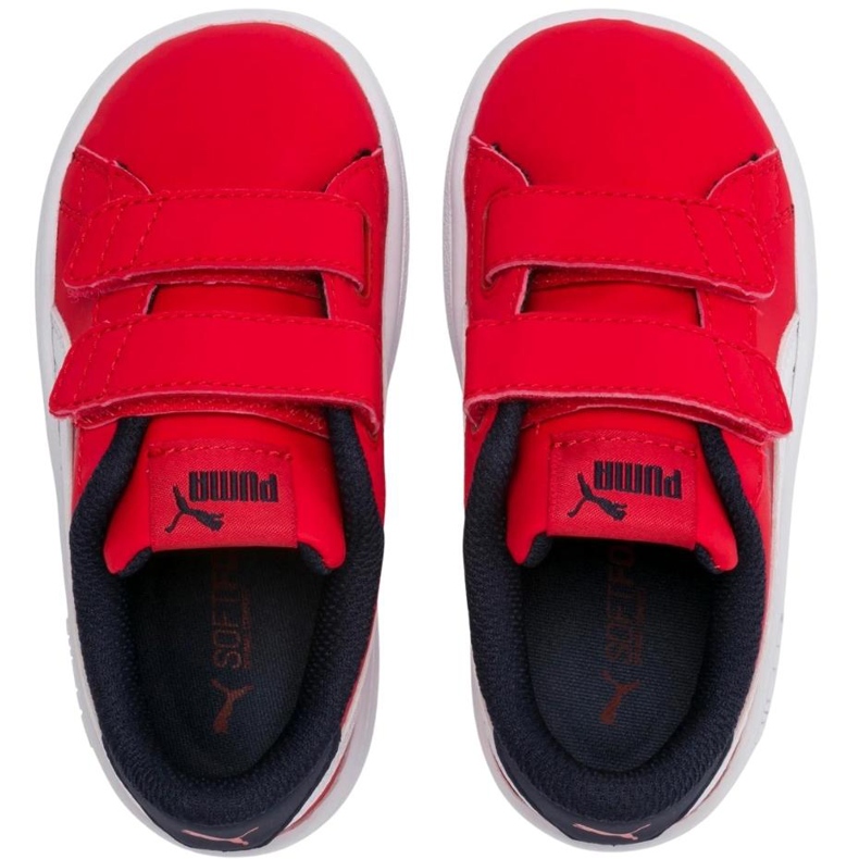 Puma Smash v2 Buck V Ps High Risk R Scarpe da bambino rosse 365183 07 rosso 1