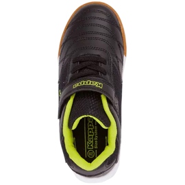 Scarpe da bambino Kappa Damba K nere e gialle 260765K 1140 nero 2