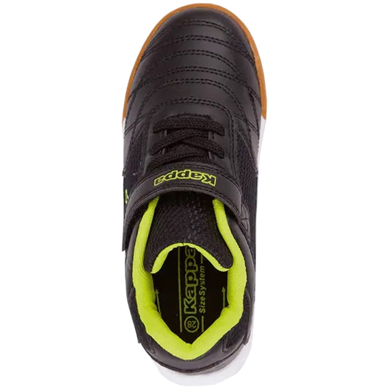Scarpe da bambino Kappa Damba K nere e gialle 260765K 1140 nero 2