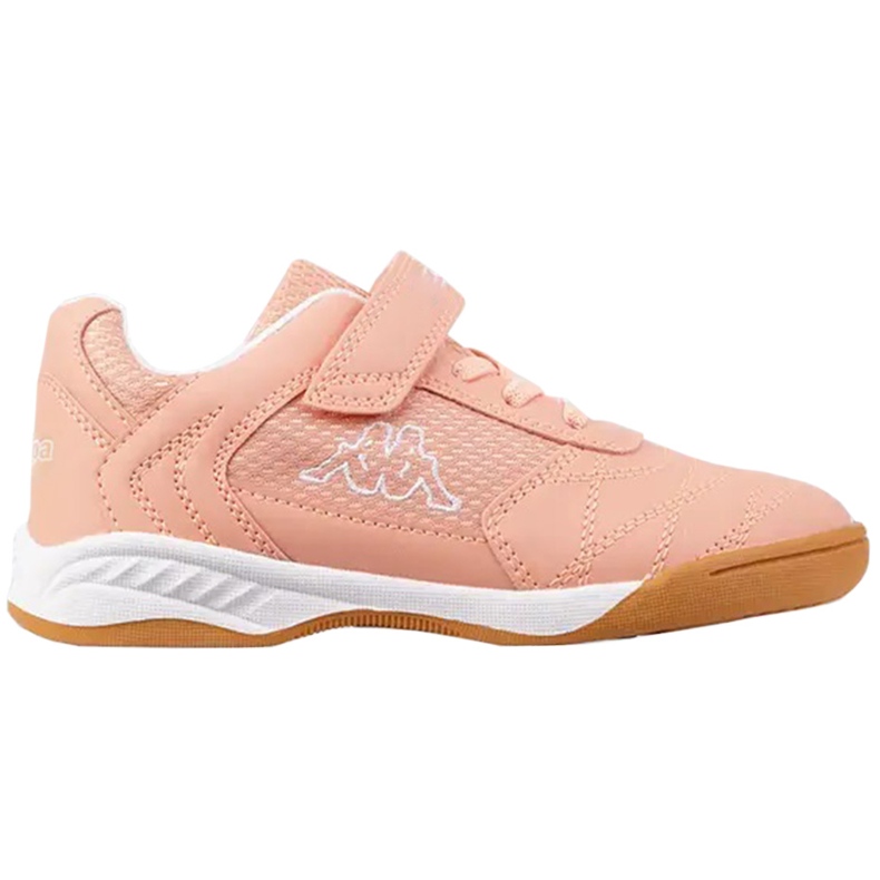 Scarpa da bambino Kappa Damba K, bianco pesca 260765K 7410 arancia 1