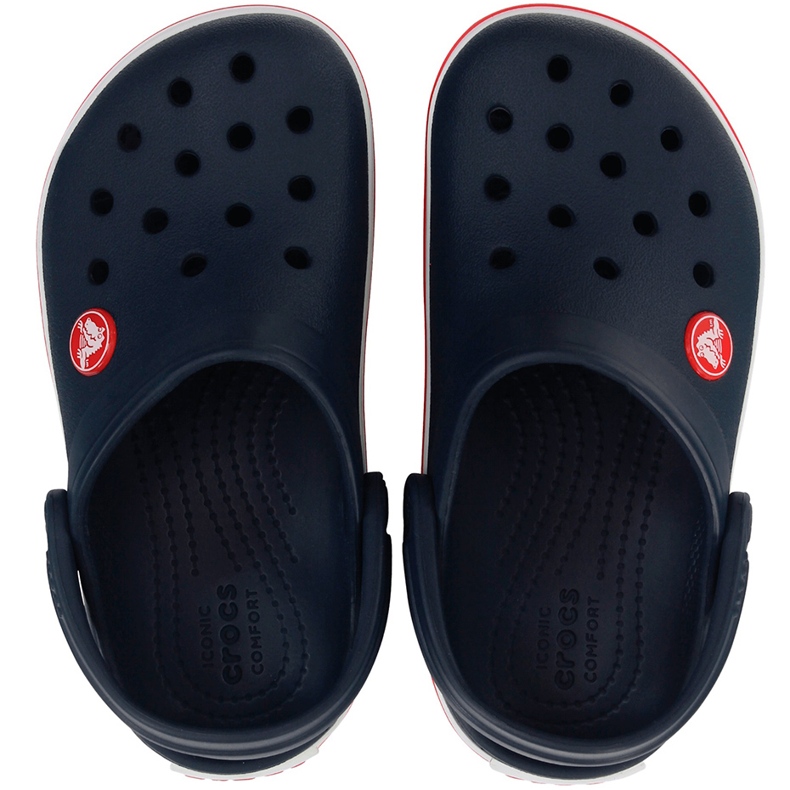 Crocs Kids Bambino Crocband Clog rosso-blu navy 207005 485 2