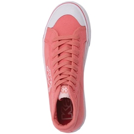 Scarpe da donna Kappa Boron MId Pf rosa e bianche 243161 2210 2