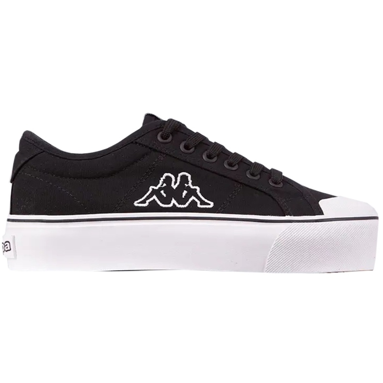 Scarpe Kappa Boron Low Pf da donna nere e bianche 243162 1110 nero 1
