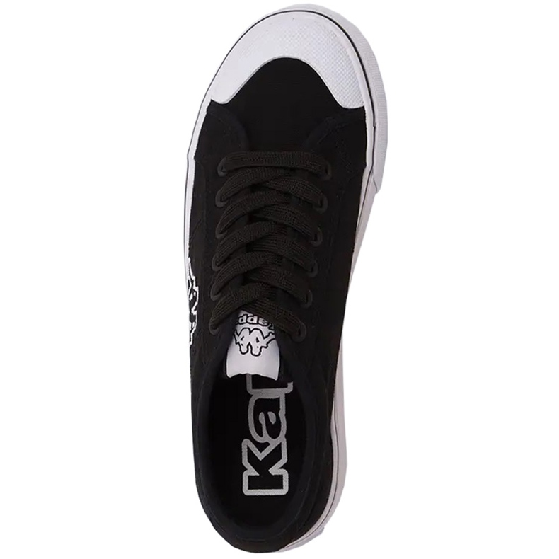 Scarpe Kappa Boron Low Pf da donna nere e bianche 243162 1110 nero 2