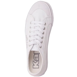 Scarpe Kappa Boron Low Pf da donna bianco e argento 243162 1015 2
