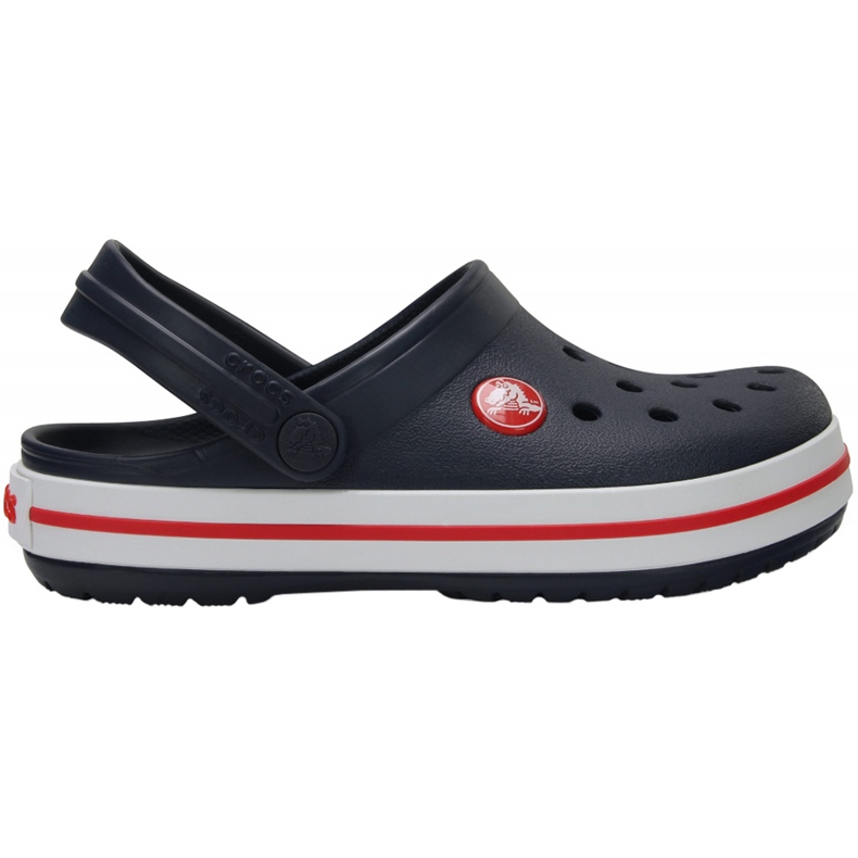 Zoccoli per bambini Crocs Kids Crocband Clog blu navy e rosso 207006 485 1