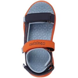 Kappa Kana Mf sandali da bambino arancione-blu navy-grigio 260886MFK 4467 arancia 2
