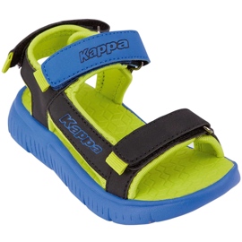 Kappa Kana Mf sandali da bambino blu-verde-nero 260886MFK 6011 1