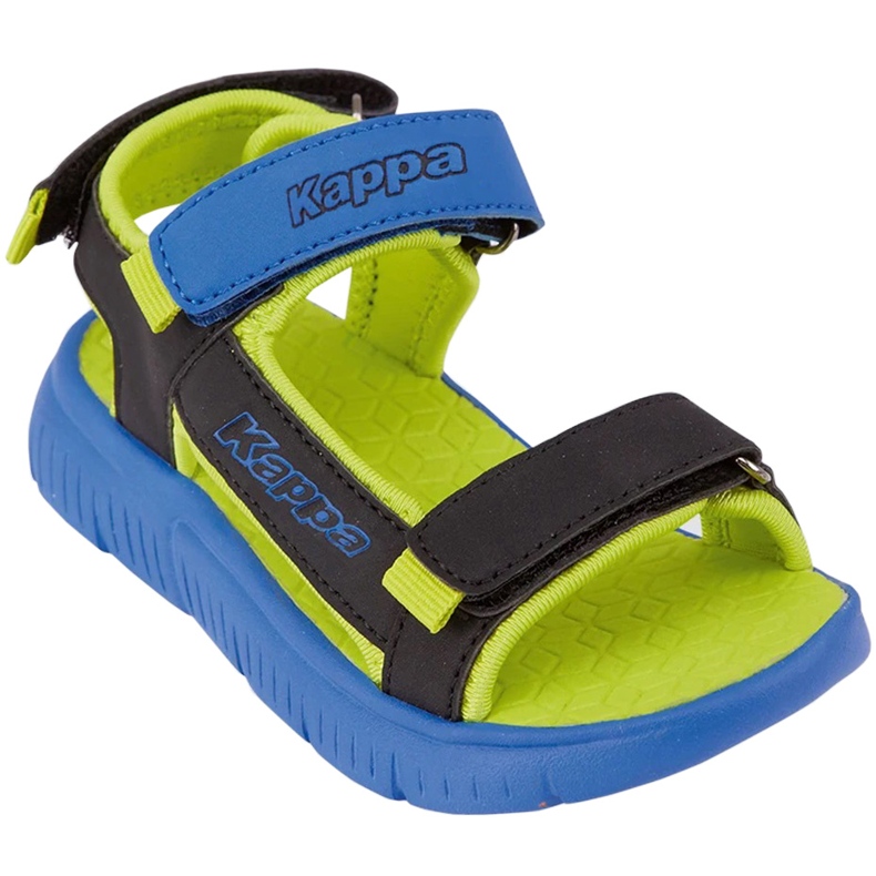 Kappa Kana Mf sandali da bambino blu-verde-nero 260886MFK 6011 1