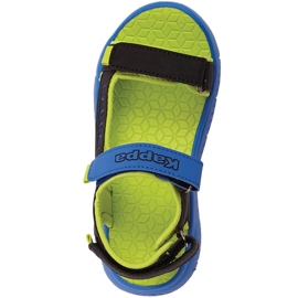 Kappa Kana Mf sandali da bambino blu-verde-nero 260886MFK 6011 2