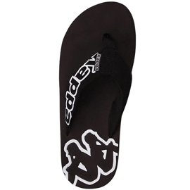 Pantofole da uomo nere Kappa Aryse 243111 1110 nero 2