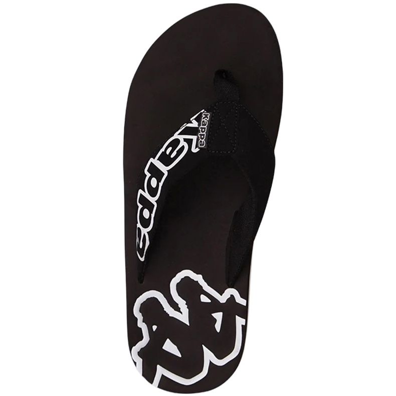 Pantofole da uomo nere Kappa Aryse 243111 1110 nero 2