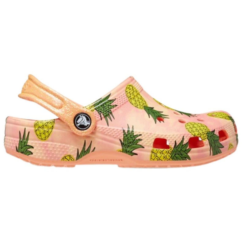 Zoccoli per bambini Crocs Classic Party Kids arancioni 207826 83E arancia 1