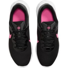 Scarpe Nike Revolution 6 Next da donna nere e rosa DC3729 002 nero 2