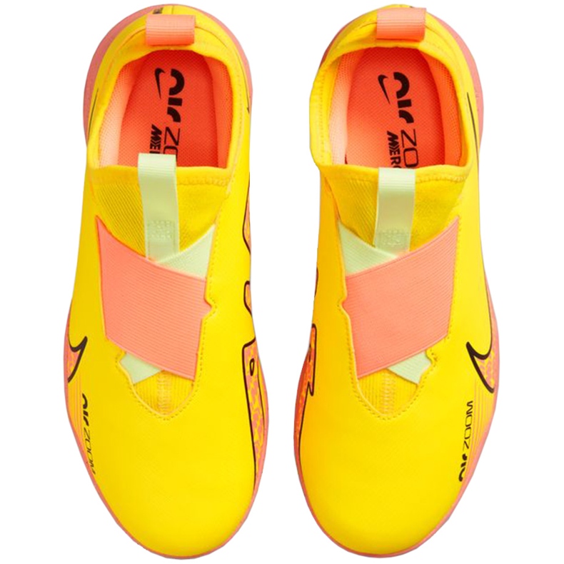 Scarpe da calcio Nike Zoom Mercurial Vapor 15 Academy Ic Junior DJ5619 780 giallo 2