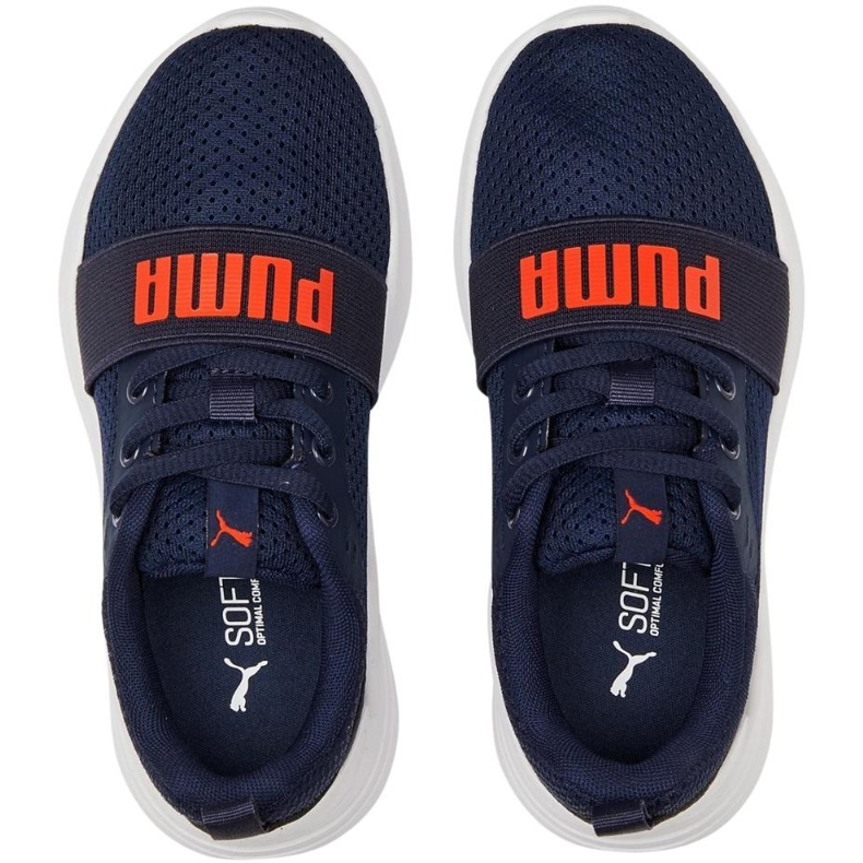 Scarpe da bambino Puma Wired Run Ps, blu navy 374216 21 2