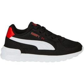 Scarpe da bambino Puma Graviton Ac Ps nere e rosse 381988 11 bianco 1
