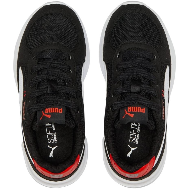 Scarpe da bambino Puma Graviton Ac Ps nere e rosse 381988 11 bianco 2