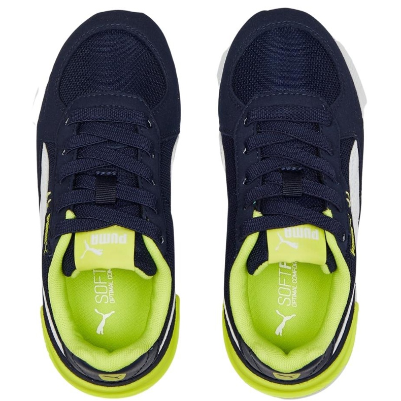 Scarpe da bambino Puma Graviton Ac Ps blu navy e verde 381988 14 2