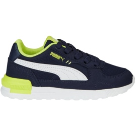 Scarpe da bambino Puma Graviton Ac Ps blu navy e verde 381988 14 1