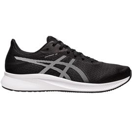 Scarpe da corsa da uomo Asics Patriot 13 bianche e nere 1011B485 001 bianca 1