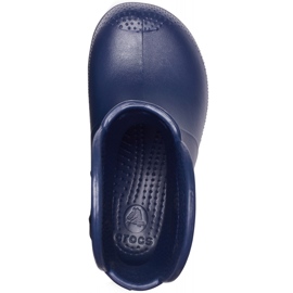 Stivali Wellington per bambini Crocs Handle Rain Boot Kids blu navy 12803 410 2