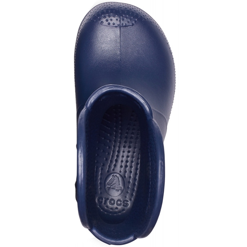 Stivali Wellington per bambini Crocs Handle Rain Boot Kids blu navy 12803 410 2