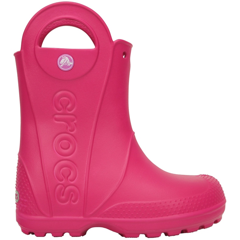 Stivali Wellington per bambini Crocs rosa 12803 6X0 1