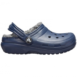 Zoccoli per bambini Crocs Lined Clog, blu navy 207009 459 1