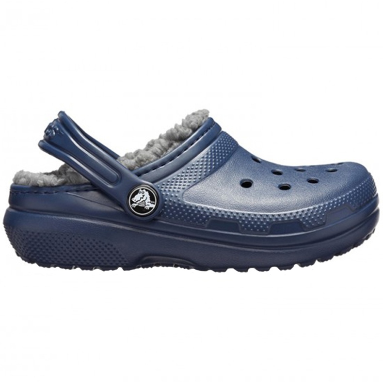 Zoccoli per bambini Crocs Lined Clog, blu navy 207009 459 1