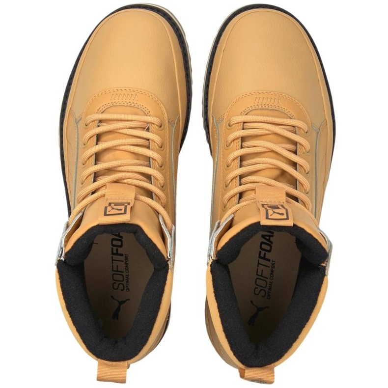 Scarpe Puma Desierto v2 Wtr Rubber da uomo sabbia 380754 03 giallo 2