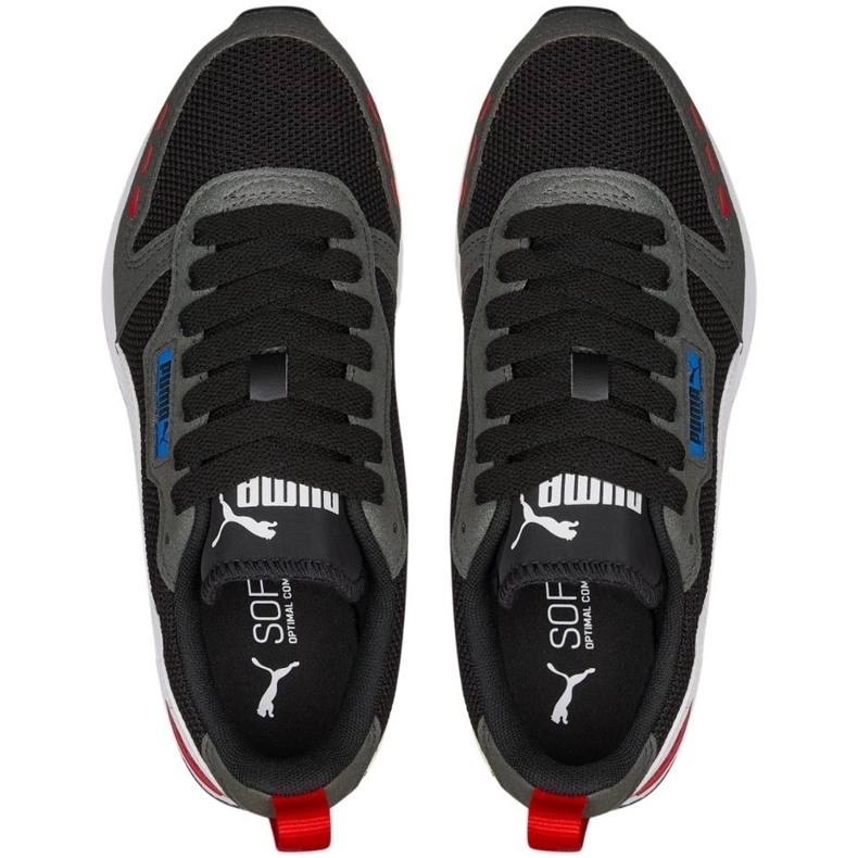 Scarpe da bambino Puma R78 Jr nero-grigio-blu 373616 29 bianco 2