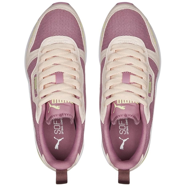 Scarpe da bambino Puma R78 Jr rosa 373616 31 2