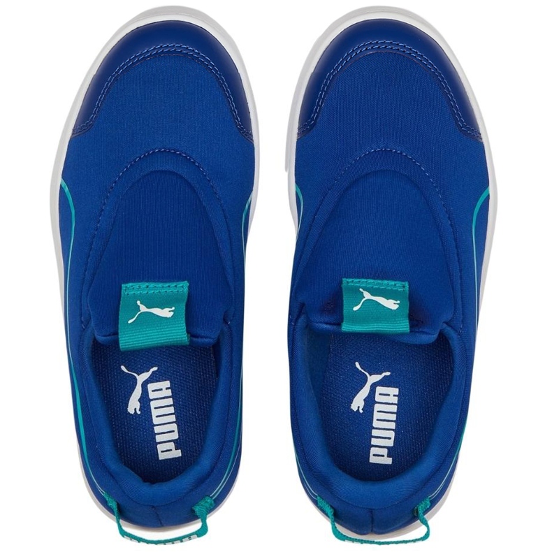 Scarpe da bambino Puma Courtflex v2 Slip On Ps blu 374858 11 2