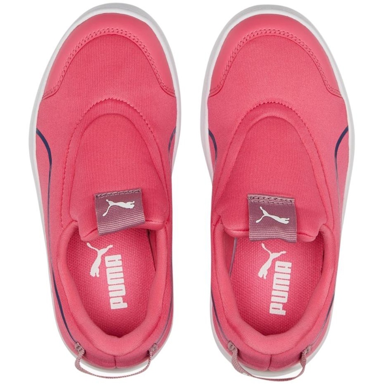 Scarpe da bambino Puma Courtflex v2 Slip On Ps rosa 374858 12 2