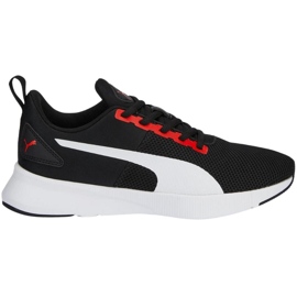 Puma Flyer Runner Jr. nere e bianche 192928 33 scarpe per bambini nero 1