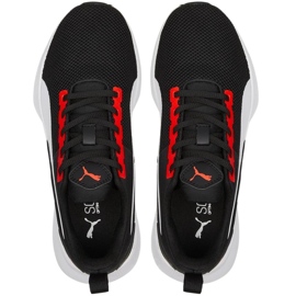 Puma Flyer Runner Jr. nere e bianche 192928 33 scarpe per bambini nero 2