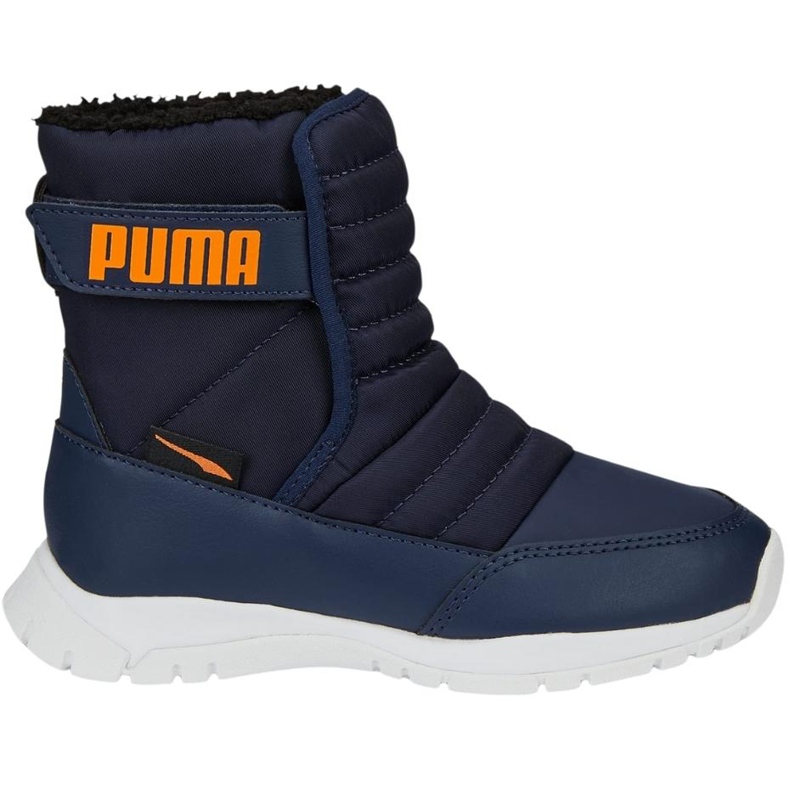 Scarpe da bambino Puma Nieve Wtr Ac Ps, blu navy 380745 06 1