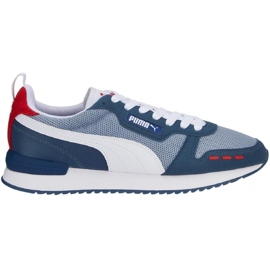 Scarpe Puma R78 da uomo blu e bianche 373117 61 1