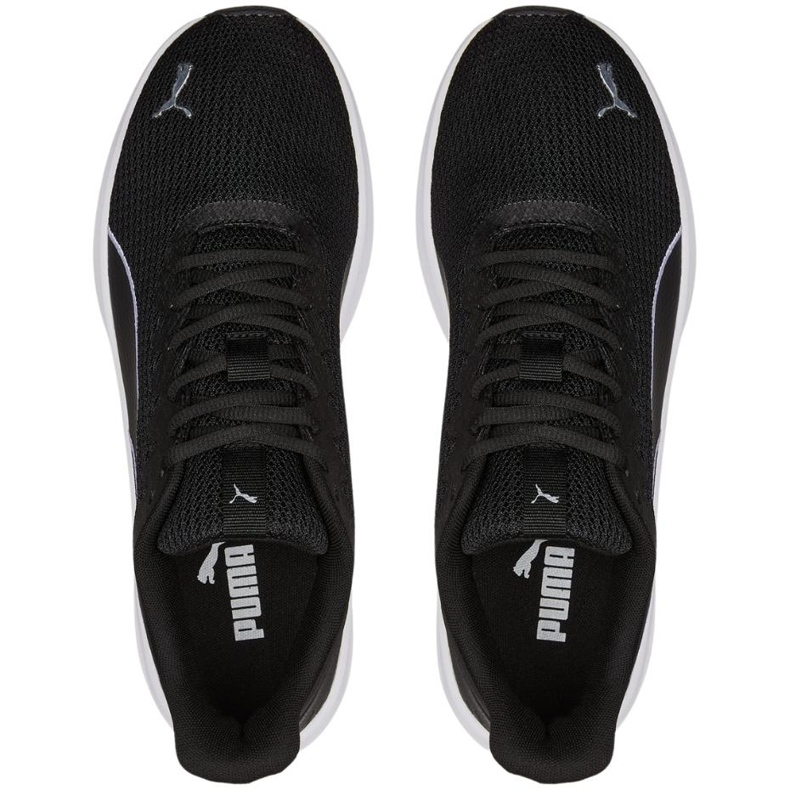 Scarpe da uomo Puma Transport Modern nere e bianche 377030 01 nero 2