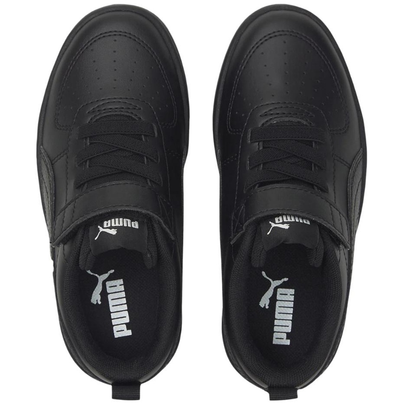 Scarpe da bambino Puma Rickie Ac Ps nere 385836 02 nero 2