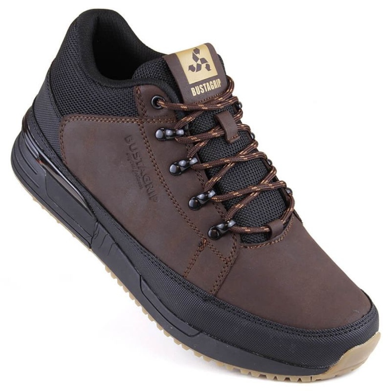 Stivaletti Bustagrip M MRM5F in pelle, marrone 1