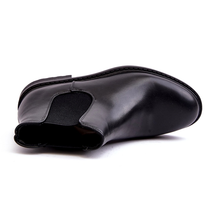 Diamantique Stivaletti Chelsea da uomo bassi neri Dymidi nero 1