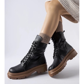 Sneakers nere con suola Quennie colorata nero 1