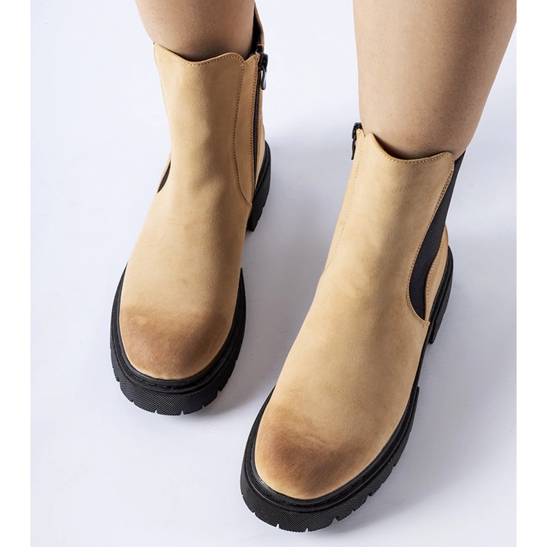 Stivaletti Piedalue opachi isolanti beige 1