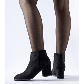 Stivaletti neri con tacco basso Mapleview nero 1