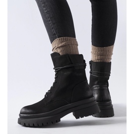 Stivali Vadnais neri con punta usurata nero 1