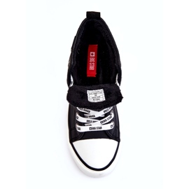 Sneakers classiche alte con isolamento Big Star KK274598 nere nero 5